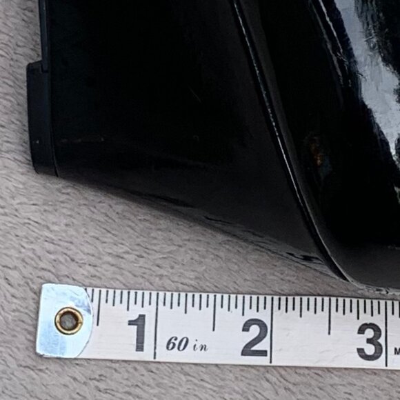 Jessica Simpson Faux Patent Leather Wedge Heels Sz 8.5 - Picture 14 of 14